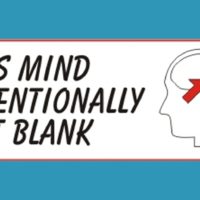 mindblank bumper sticker