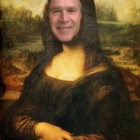 Mona Lisa George Bush